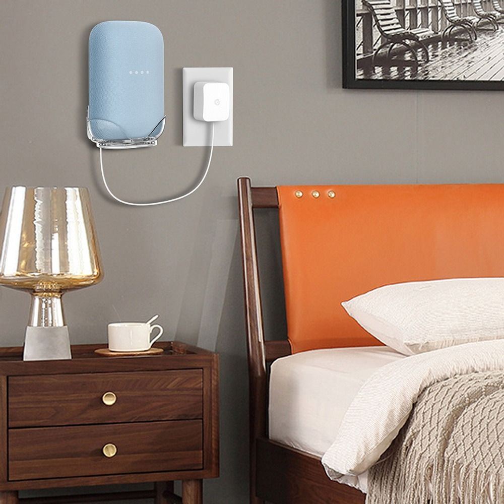 耐久性に優れ、省スペース設計のスピーカー壁掛け。穴あけ不要。 - Google Speaker Nest Audio のレビューと価格