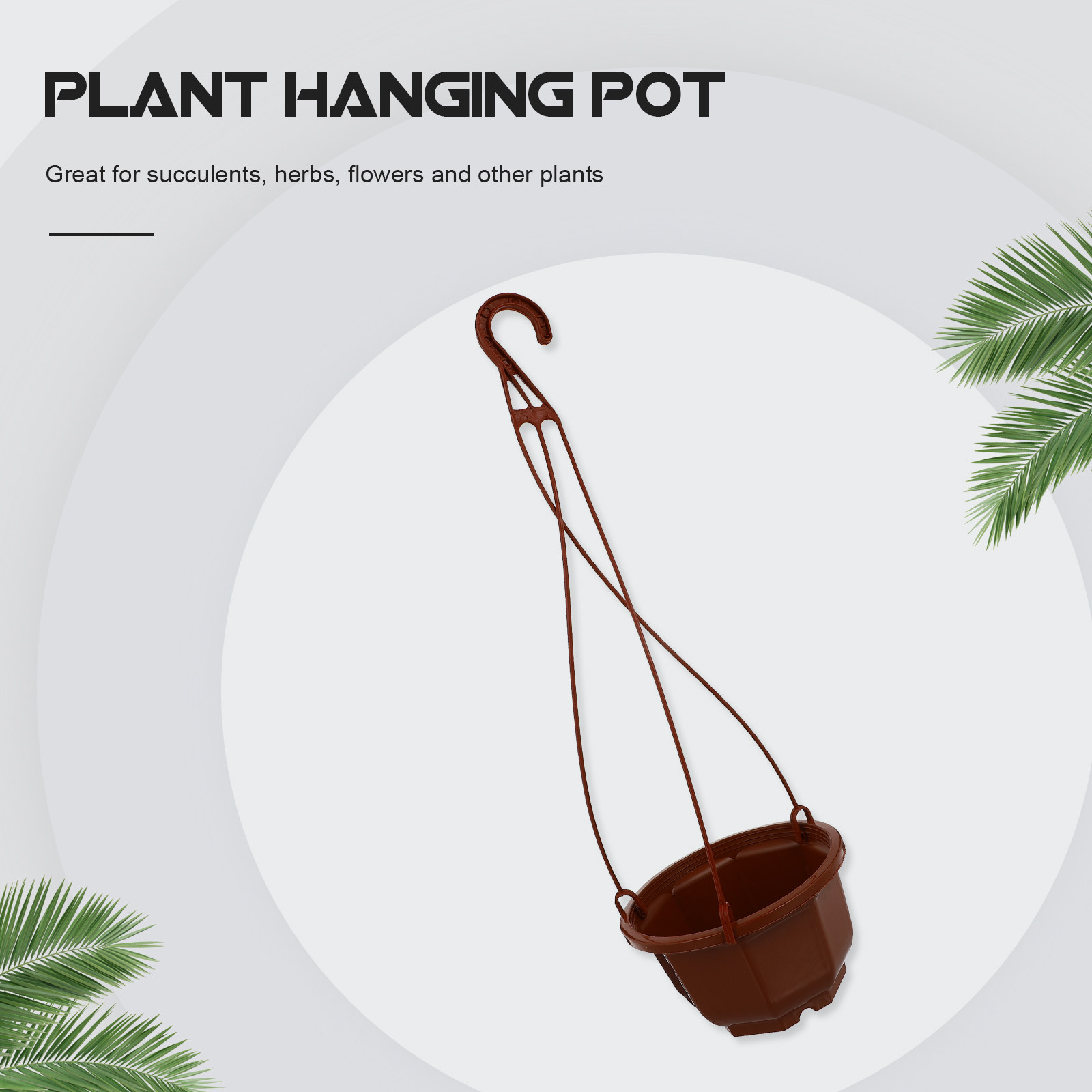 ランやスパイダープラント用の吊り下げ式プランター6個セット  - Spider Plant Hanging のレビューと価格
