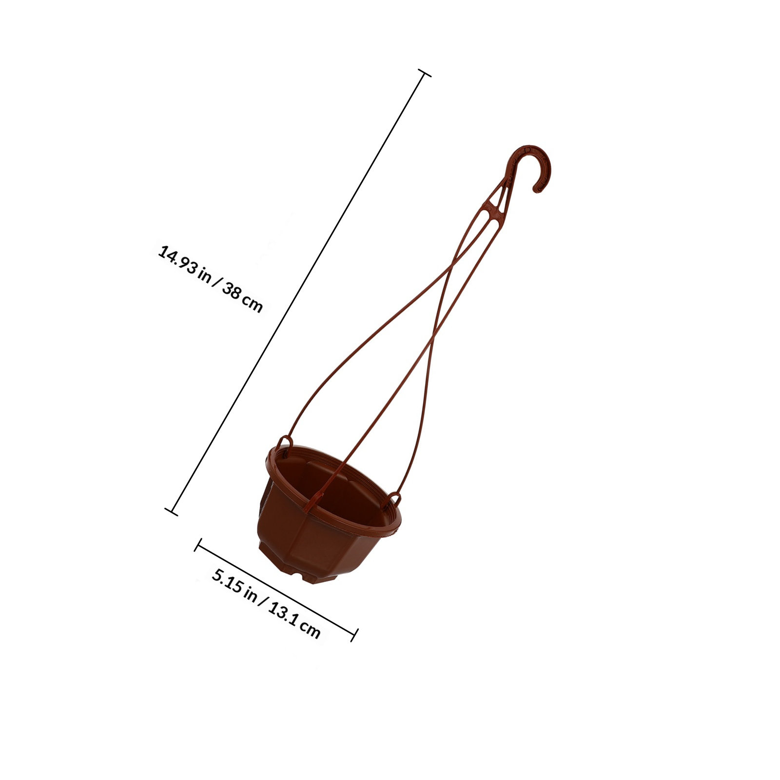 ランやスパイダープラント用の吊り下げ式プランター6個セット  - Spider Plant Hanging のレビューと価格