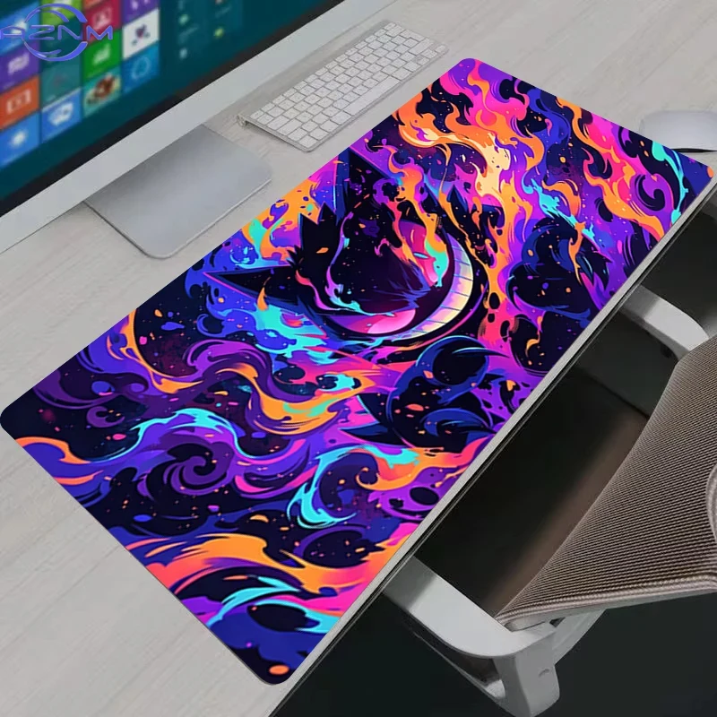 マウスパッド、紫色の幽霊モンスター、大型、濃い紫色の炎、漫画 - Tradescantia Purple のレビューと価格