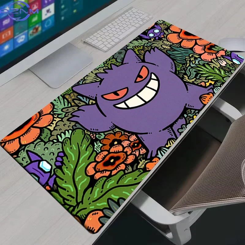 マウスパッド、紫色の幽霊モンスター、大型、濃い紫色の炎、漫画 - Tradescantia Purple のレビューと価格