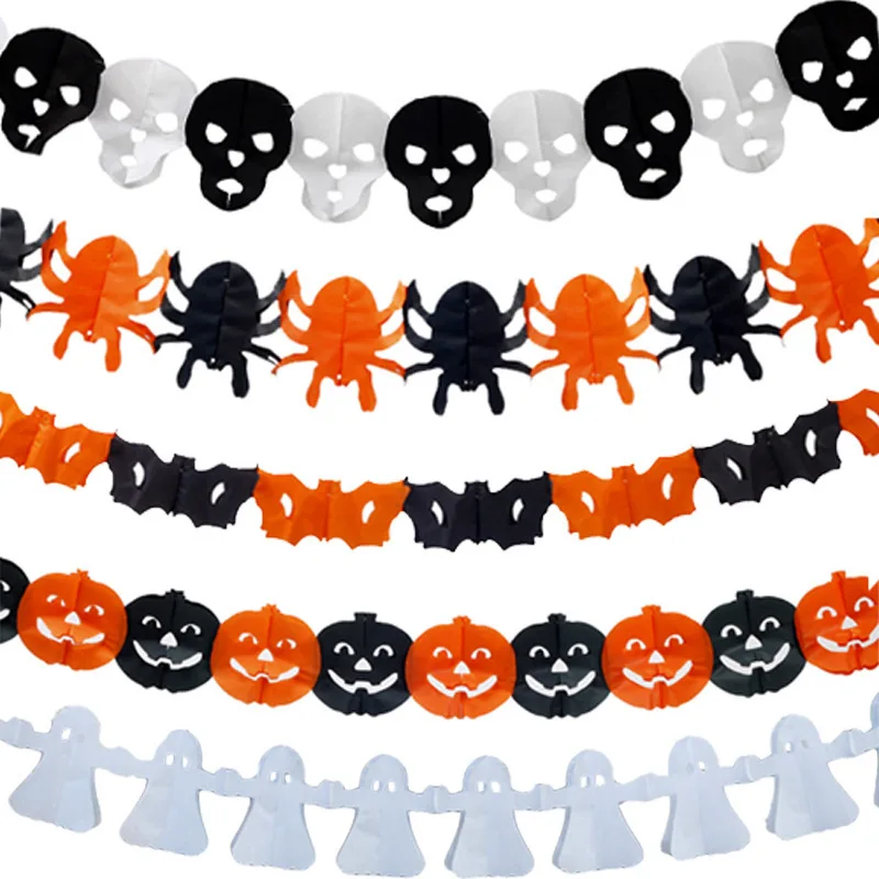 3mのハロウィーン用ガーランド、バット、カボチャ、幽霊、蜘蛛 - Spider Plant Hanging のレビューと価格