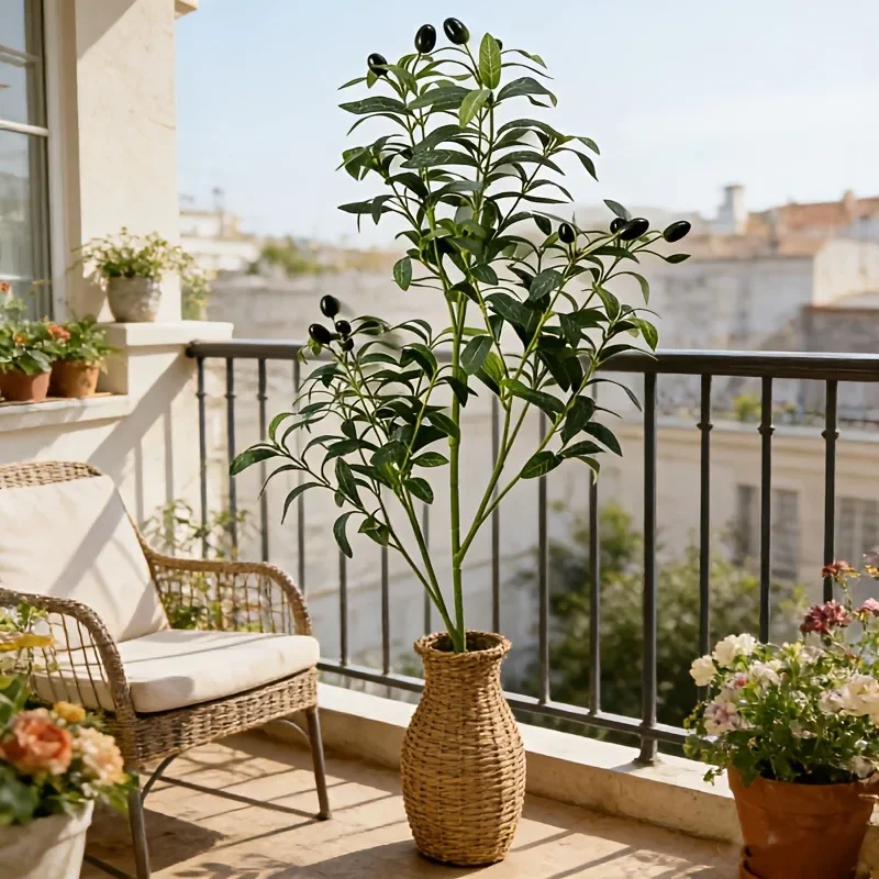 人工オリーブの木 28cm-120cm ポットなし フェイク - Ficus Lyrata Tree のレビューと価格