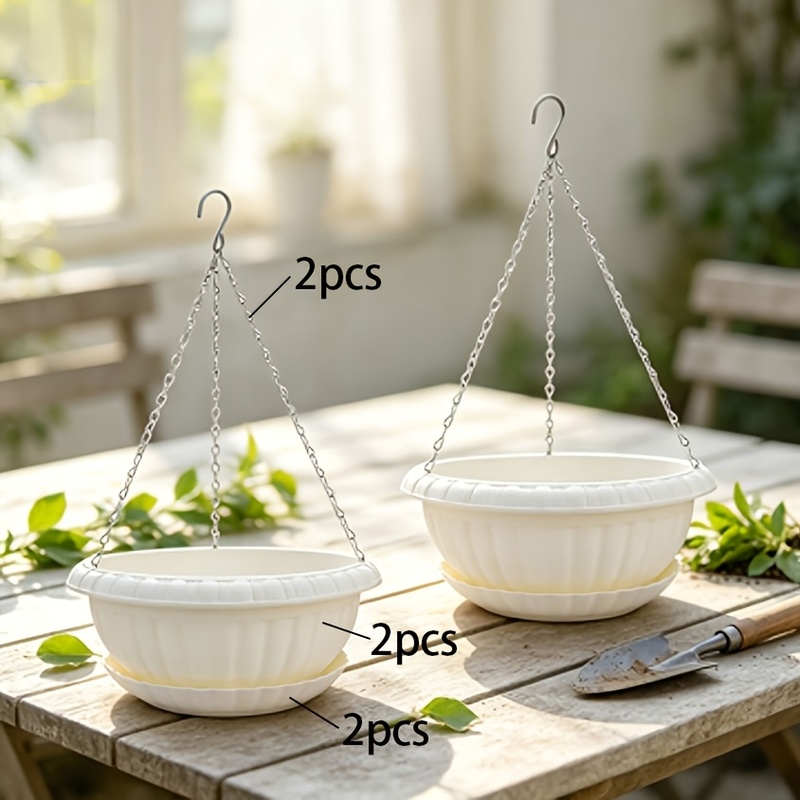 スパイダープランツ用大型吊り下げ植木鉢、吊り下げ式プランター - Spider Plant Hanging のレビューと価格
